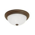 thumbnail image 4 of Millennium Lighting 3-light Metal Flushmount Ceiling Light in Textured White, 4 of 5