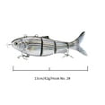 thumbnail image 2 of Señuelo Pesca Robótico Wobbler Eléctrico Crankbait Artificial Auto Cebos Biónicos Aparejos, 2 of 9