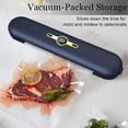 thumbnail image 4 of Vacuum Food Sealing Machine New Automatic One Operation Sealing Machine Suction Power LCD Display With 10 Storage Bags, 4 of 5