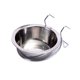 thumbnail image 1 of El cuenco colgante de acero inoxidable para perros se puede colgar con la jaula para perros, el cuenco para comida, la jaula colgante individual para perros, el cuenco para mascotas es, 1 of 4