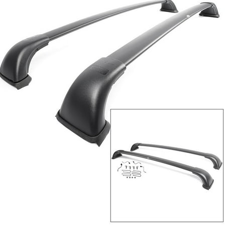 Highlander Roof Rack - Toyota Highlander LE 14-18 Roof Top Rack Cross Bar Luggage Carrier 2PCS Black