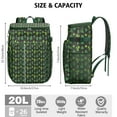 thumbnail image 3 of Desert Style Cactus Backpack Cooler, Leakproof Insulated Cooler Bag with Southwestern Design for Picnic, Travel, and Office Use, 3 of 6