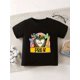 thumbnail image 1 of Baby Boys' Short Sleeve T-Shirt - Playful Geometric Print with Pencils, Stars & "Hello PRE-K" Design - Soft Stretch Fabric, Breathable Round Neck - Machine Washable, Medium Elasticity F, 1 of 6