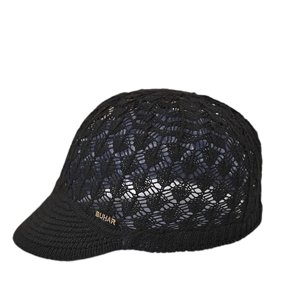 HJYCHN Stylish Everyday Wear Sun Hat with Breathable Knit Design for All Seasons with Sunglasses Black One Size