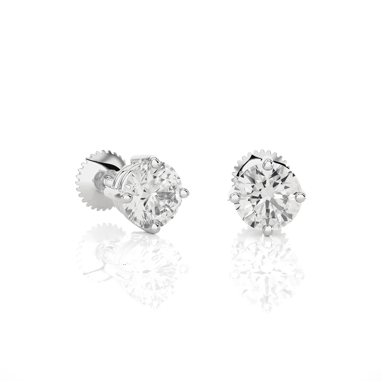 Diamond earrings on online sale walmart