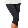 thumbnail image 3 of Women's High-Waisted Soft Touch Leggings with No See-Through Fabric and Wide Waistband, Buttery Smooth Feel for All Day Wear Black M, 3 of 6