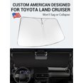 thumbnail image 2 of Parasoles para parabrisas Proadsy para Toyota Land Cruiser 2024-2026, 2 of 9