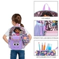 thumbnail image 4 of Dora the Explorer Animated 5-Piece 16” Backpack And Lunch Set For School & Travel, 4 of 7
