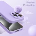 thumbnail image 6 of JETech Magnetic Silicone Case for iPhone 15 Pro Max 6.7-Inch, Compatible with MagSafe, Phone Cover with Camera Lens Full Protection (Light Purple), 6 of 6
