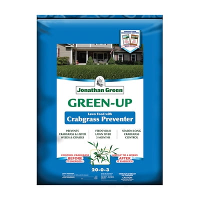 5,000 SQFT 22-0-3 Crabgrass Preventor Plus Green Up Lawn Fertilizer Only One
