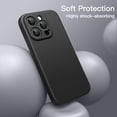 thumbnail image 5 of JETech Magnetic Silicone Case for iPhone 15 Pro 6.1-Inch, Compatible with MagSafe, Phone Cover with Camera Lens Full Protection (Black), 5 of 6