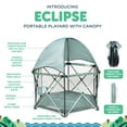 thumbnail image 5 of Go With Me Eclipse Deluxe Portable Playard with Canopy - Garden Green (Unisex), 5 of 9
