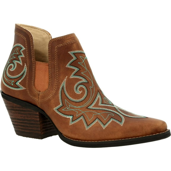 Crush™ by Durango® Women's Golden Brown Western Fashion Bootie Size 10.5(M)