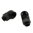 thumbnail image 3 of E-outstanding 2PCS G1/4"" Male to Female Extender Fitting 2PCS Black 90 Degree Elbow Thread Rotary Connector Adapter for Computer Water Cooling System, 3 of 5