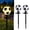 2Pcs, variant on Fun Sporty Solar Light for Garden Decoration, Soccer Ball Shaped Lawn Stake LED Solar-Powered Outdoor Pathway Lights, Solar Football Ground Insert, Versatile Decor for Any Outdoor Space，1Pcs