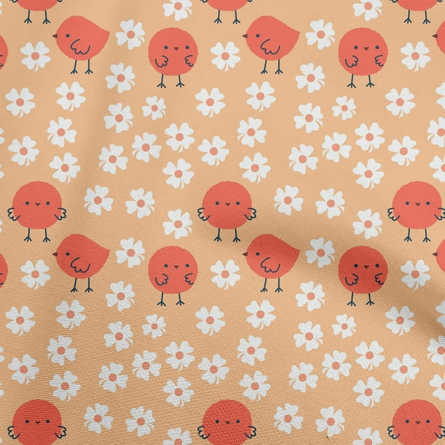 oneOone Cotton Poplin Light Brown Fabric Kids Craft Projects Decor Fabric Printed By The Yard 42 Inch Wide
