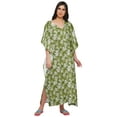 thumbnail image 4 of Moomaya Robe Kaftan d'Été pour Femmes en Coton à Boutons, Manches Kimono, Maternité, 4 of 5