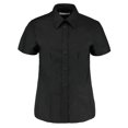 thumbnail image 1 of Kustom Kit- Camisa Oxford de manga corta de trabajo para mujer (Negro), 1 of 2