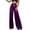 Purple, variant on Sequin Pants Women Women's High Waisted Sequin Loose Drape Wide Leg Pants Fashion Casual Pants Joggers Pants Red1 S