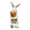 White, variant on Easter Bunny Teddy Plushy, 20cm/8" or 40cm/8", Soft Material, Adorable Design, for Decoration & Cuddling