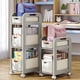 thumbnail image 5 of Estante de almacenamiento con ruedas Universal, carrito de almacenamiento en capas móvil, bolsa escolar para estudiantes, artefacto de colocación, gabinete de almacenamiento de libros, 5 of 5