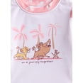 thumbnail image 3 of Character Baby Girl Rash Guard and Diaper Cover Swim Set, 2-Piece, Size 0-12M, 3 of 3