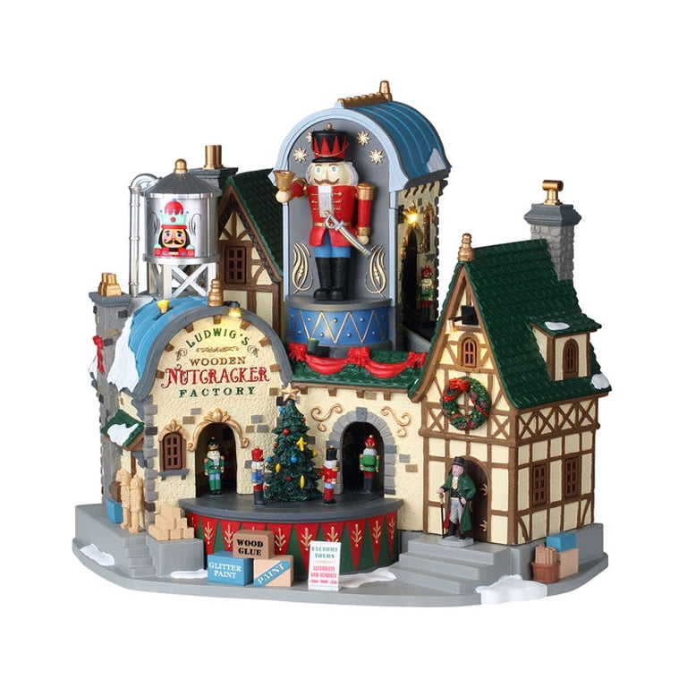 lemax トイストア Amazon.com: Lemax Elf Made Toy Factory, with 4.5V Adaptor #75190