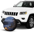 thumbnail image 2 of KAKALAD Lake Forests Campfire 01 Spare Tire Cover Universal Vehicle Accessories Buckle Car Tools 15”in, 2 of 6