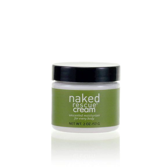 Crema vegana sin perfume MGA - Hidratante facial y corporal Naked Rescue | Hidratante natural y orgánico para el cuidado de la piel para pieles secas y sensibles | Crema hidratante y no grasa sin frag