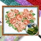thumbnail image 1 of Kit Punto Cruz Rosa 9 Quilates Con Cuentas Bordado Parcial Arte para El 39x33cm, 1 of 9