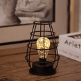 thumbnail image 3 of Lampe en Forme de Vin Rouge Lampe Led Vin Tasse Table en Métal Léger Lampe Moderne Décoration de la Maison, 3 of 5