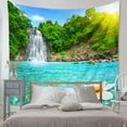 thumbnail image 4 of Tapestry Waterfall Landscape Art Tapestries Living Room Bedroom Wall Hanging Home Decor 59"x79", 4 of 8