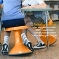 thumbnail image 4 of ECR4Kids ACE Active Core Engagement Wobble Stool, 15in Seat Height, Flexible Seating, Orange, 4 of 10