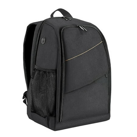 NFTIGB Camera Backpack Travel Bag Large Capacity Case with Laptop Compartment Tripod Holder Rain Cover for Women Men Photographer DSLR Accessories Black 17.7 inches / 45 cm