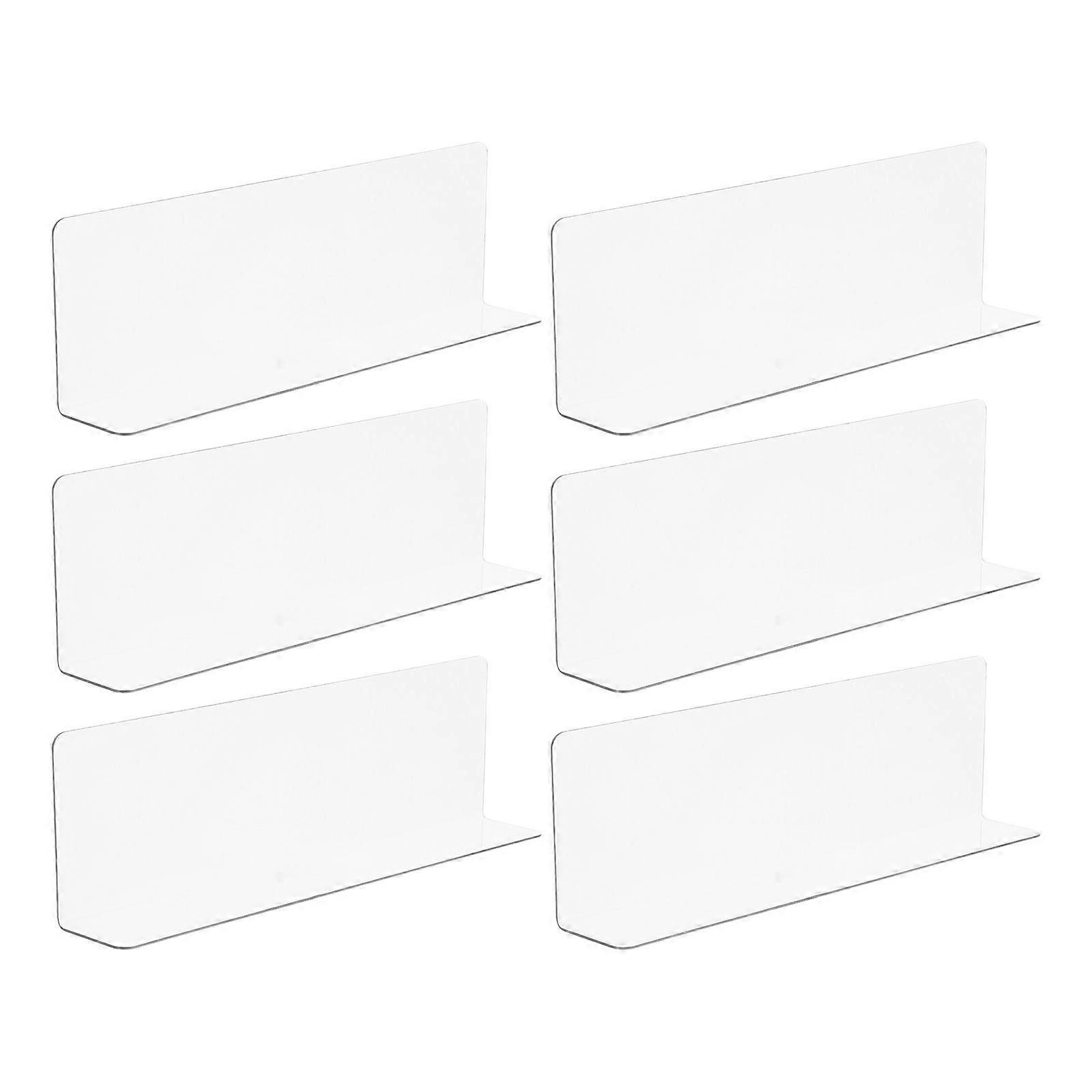6pcs Transparent Blockers Transparent Sorting Blockers Supermarket ...