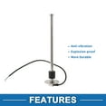 thumbnail image 5 of Unique Bargains Fuel Sending Unit and Gauge Kit 12.8" Length Boat Fuel Sending Unit Marine Fuel Sender Unit Metal Silver Tone Black 1 Set 0-190 Ohm, 5 of 6