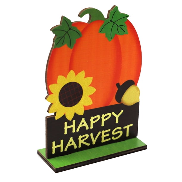 Billuyoard Adornos de Halloween Búho Verduras Acción de Gracias Cosecha de otoño Vajilla para el hogar Decoraciones Patrón de dibujos animados Centro de Kits de decoración para fiestas JM00501 Billuyoard HA063881-04