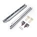 thumbnail image 3 of Knobonly 6 Pair 21" Soft Close Drawer Rails Full Extension, Undermount Zinc Plated Drawer Slides, Mounting Screws and Adjustable Locking Device Included, 85 lb Load Capacity, 3 of 4