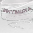 thumbnail image 5 of Dijes con letras deslizantes del alfabeto, aleación de 8 mm, diamantes de imitación rosas, 1 unidad, aptos para pulseras, collares para mascotas, fabricación de joyas, regalo para mujeres y niños, 5 of 5