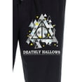 thumbnail image 3 of Harry Potter Pajama Pants Men's Deathly Hallows Symbol Loungewear Sleep Pants, 3 of 5