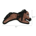 thumbnail image 6 of Tuffy Jr Barnyard Pony Durable Plush Squeaky Dog Toy, 6 of 8