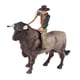 thumbnail image 5 of Figura de montar ganado en miniatura Figura de montar toro Simulación educativa Granja vaca gris de pie, 5 of 9