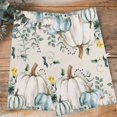 thumbnail image 4 of Thanksgiving Kitchen Towels Set of 2, Water Absorbent Dish Towel, Fall Blue White Pumpkin Leaves Vintage Decorative Hand Towels - Quick Drying Cloth for Cooking Baking, 18x28 Inch, 4 of 8