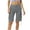 Gray, variant on Women's Twill Cargo Shorts Solid Color Stretched Versatile Casual Pants Bermuda Shorts
