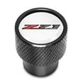 thumbnail image 2 of Chevrolet Z71 Logo in White on Black Aluminum Tire Valve Stem Caps, 2 of 6
