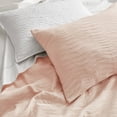 thumbnail image 4 of Studio 16, Toronto - Caspian Woven Jacquard 3-Piece Duvet Cover Set (Full/Queen) - Soft & Lightweight, Modern Leaf Pattern, Available in Three Colorway - Spanish Villa, 4 of 8