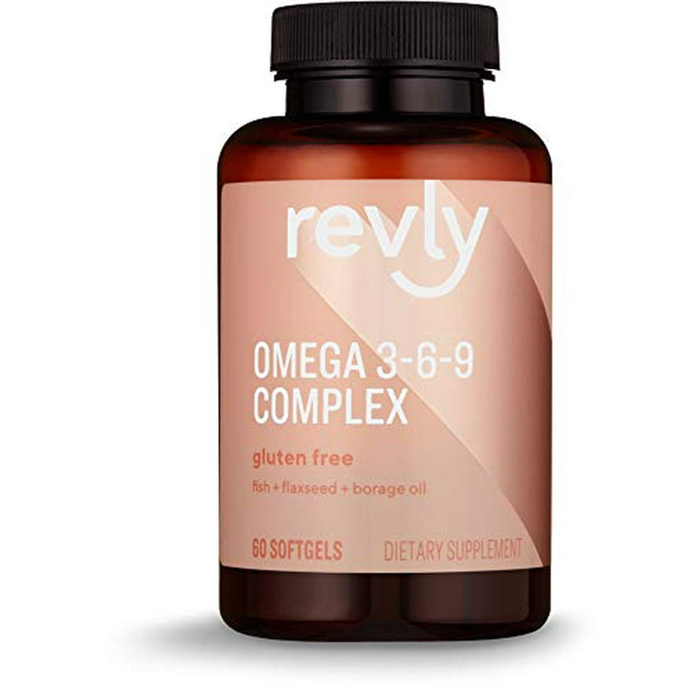 Revly Omega 369 Complex of Fish, Flaxseed and Borage Oil EPA & DHA