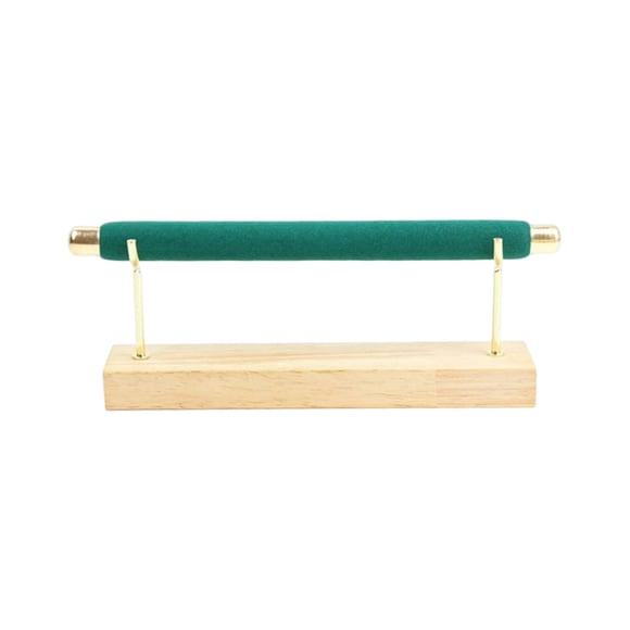 Injueey Estante Estable Puro Durable Soporte de exhibición simple 3 capas Maquillaje Tobilleras Diadema Titular Escaparate Dormitorio Almacenamiento y organización del hogar Verde 1 capa Injueey HA075721-04