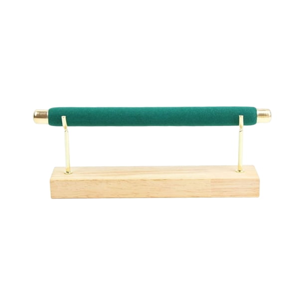 Injueey Estante Estable Puro Durable Soporte de exhibición simple 3 capas Maquillaje Tobilleras Diadema Titular Escaparate Dormitorio Almacenamiento y organización del hogar Verde 1 capa Injueey HA075721-04