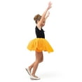 thumbnail image 6 of Dress Up America Tutu for Girls, 4 Layered Tulle Ballet Skirt for Children and Toddlers - 15" in Length (Orange), 6 of 6